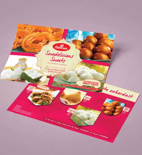 haldiram flyer design