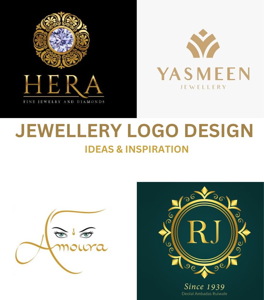 Jewelry logo design. Gold ring logotype. Luxury vector arabic icon. Elegant  golden jewellery element on a dark background. Geometric emblem for  goldsmith brand, company name, jewelry salon, boutique Stock Vector | Adobe